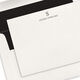 Serif Initial Flat Note Cards - Letterpress Image 1 of 5